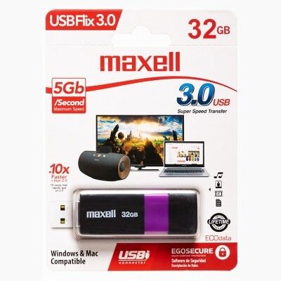 Pendrive 32Gb USB 3.0 Maxell FLIX
