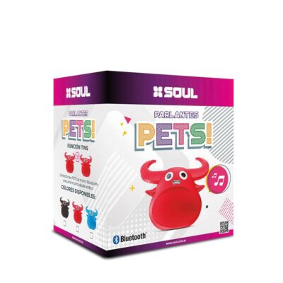 Parlante PETS Bluetooth BULL Marca SOUL Parlante PETS Bluetooth BULL Marca SOUL