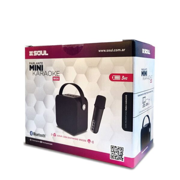 Parlante Bluetooth Mini Karaoke BOX i30 Marca SOUL