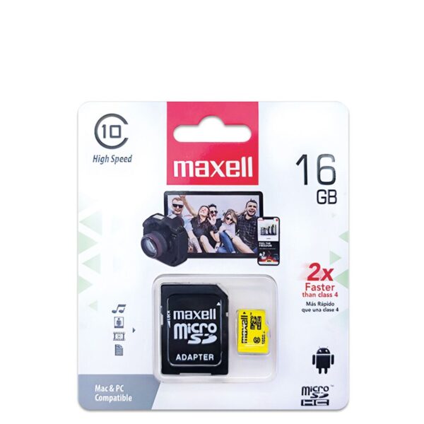 Memoria Maxell Micro Sd 16Gb