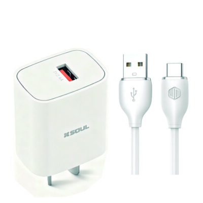 Cargador Viajero USB 2.4A C/ Cable TC BOX