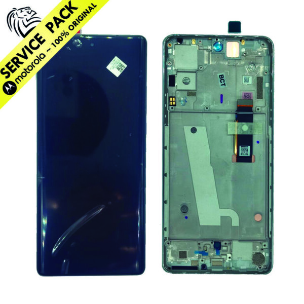 SERVICE PACK MODULO MOTO EDGE 30 C/ MARCO (100% ORIGINAL) XT2203 PLATEADO