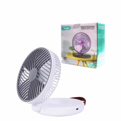 Mini Ventilador de Mesa 3 Vel.- Recargable Portatil F19