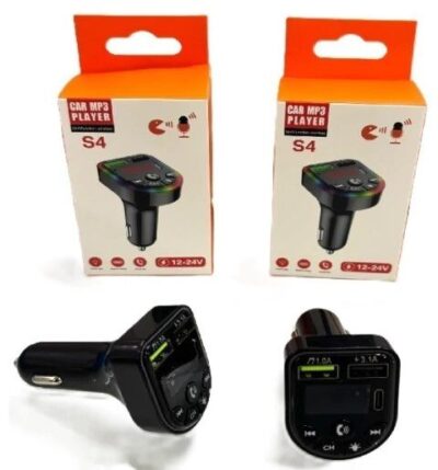 Transmisor Fm Mp3 - Cargador 2 USB Con Visor