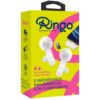 Ringo Mic Doble con cubreviento con ficha C + adaptador Lighting - x 1 (Blanco)