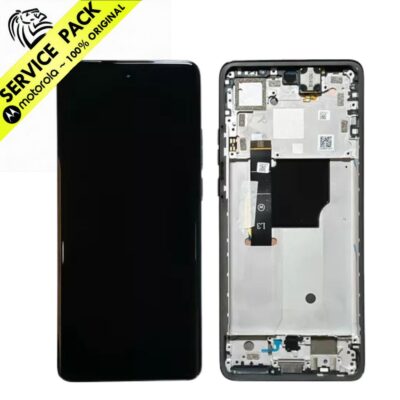 SERVICE PACK MODULO MOTO EDGE 40 NEO C/ MARCO (100% ORIGINAL) XT2307 NEGRO SERVICE PACK MODULO MOTO EDGE 40 NEO C/ MARCO (100% ORIGINAL) XT2307 NEGRO