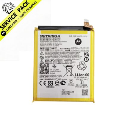 BATERIA SERVICE PACK MOTO E20 XT2155 NT40 BATERIA SERVICE PACK MOTO E20 XT2155 NT40