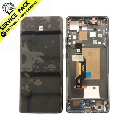 SERVICE PACK MODULO MOTO EDGE 50 C/ MARCO (100% ORIGINAL) XT2407 NEGRO