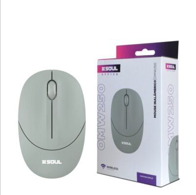 Mouse Inalambrico W250 1600 DPI *CELESTE*