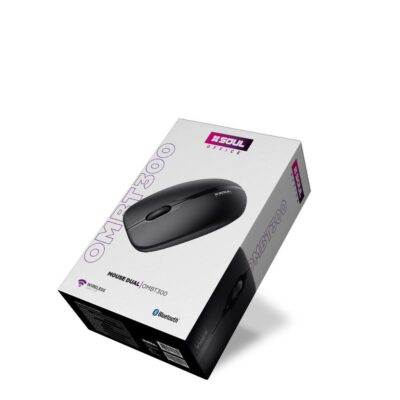 Mouse BT+Inalambrico BT-300 *NEGRO*