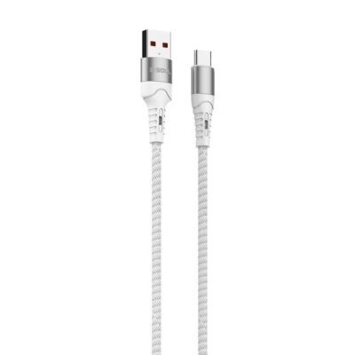 Cable Mallado USB a Type-C *BLANCO* Cable Mallado USB a Type-C *BLANCO*