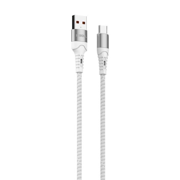Cable Mallado USB a Type-C *BLANCO*