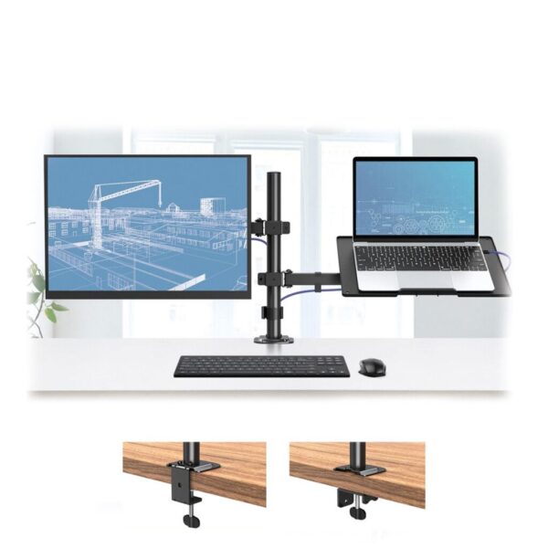 Soporte articulado para Monitor 13-32'' y Laptop 10-17'' Netmak Soporte articulado para Monitor 13-32'' y Laptop 10-17'' Netmak