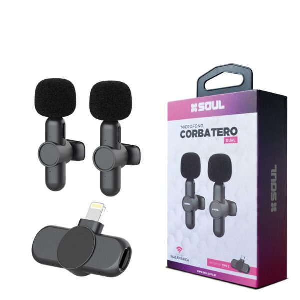 Microfono Corbatero Inalambrico X2 Mic  Lightning SOUL