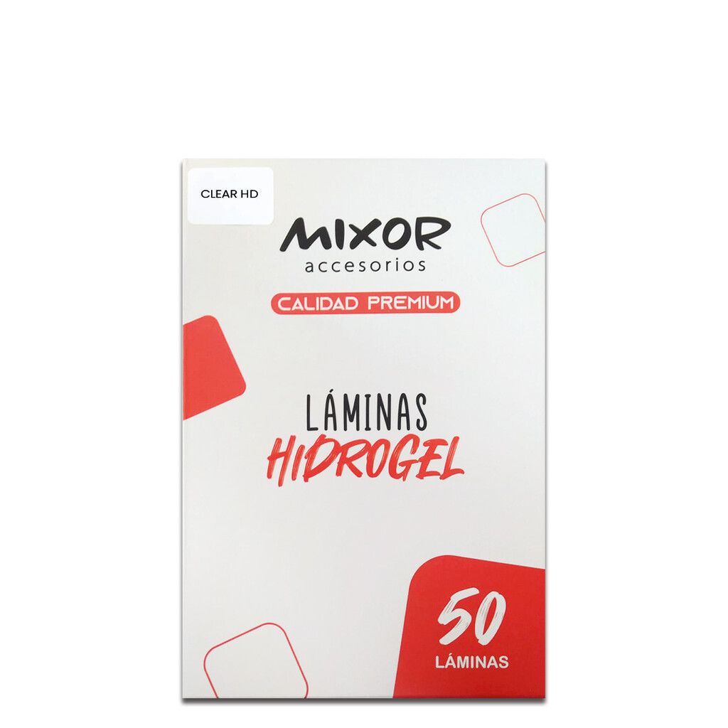 Filmina Hidrogel MIXOR - CLEAR HD SMARTPHONE 170x120 (PACK x50) Precio unitario