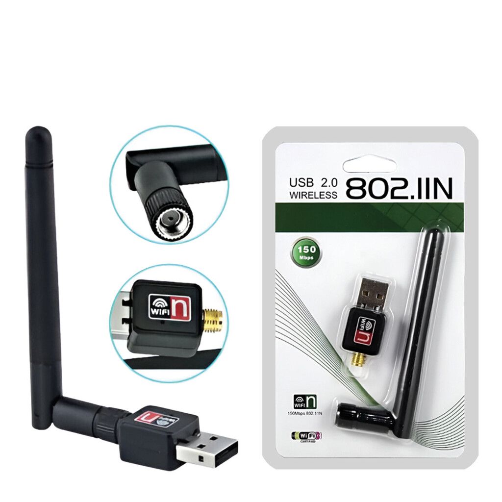 Placa Usb Wifi 300 Mbps Generica c/ Antena