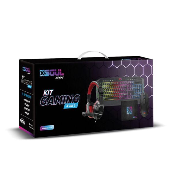 Kit Teclado Gamer Mouse + Vincha + Pad Marca Soul