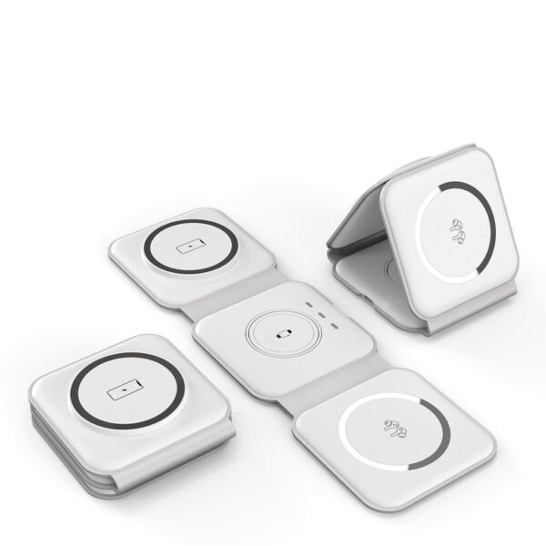 Base Cargador Inalambrico Magnetico 3 EN 1 - 22.5W Mod. S300