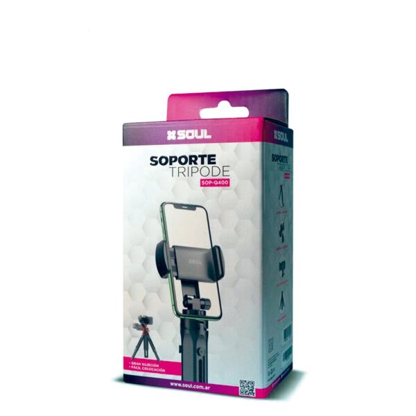 Soporte Univ. Tripode 360° Q400