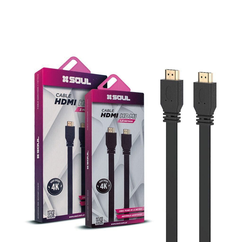 Cable HDMI HI-SPEED PVC 3Mts