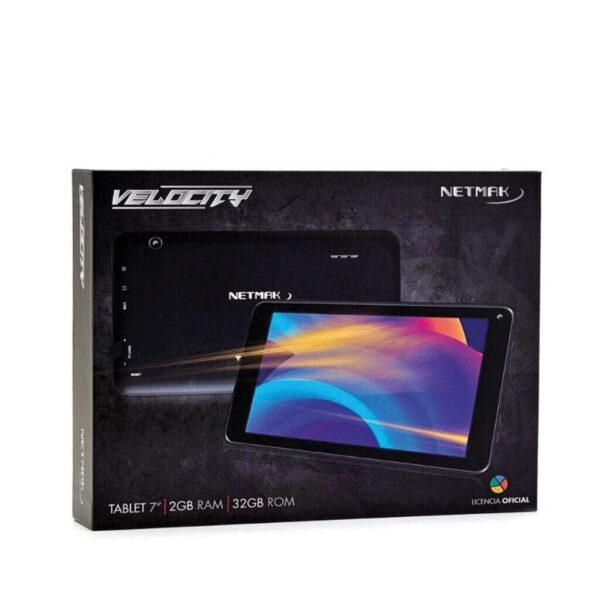 Tablet 7'' Cuad-Core 32GB ROM 2GB DE RAM Marca Netmak