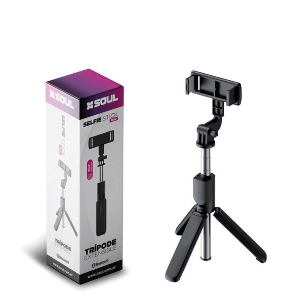 Baston Selfie Bluetooth Con Tripode Giro 360 -Ext 68cm  SOUL