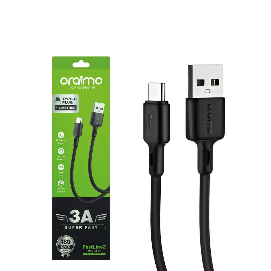 Cable Carga y Datos Nylon Trensado Puntas Reforzadas 3A 1.5mt USB a USB-C