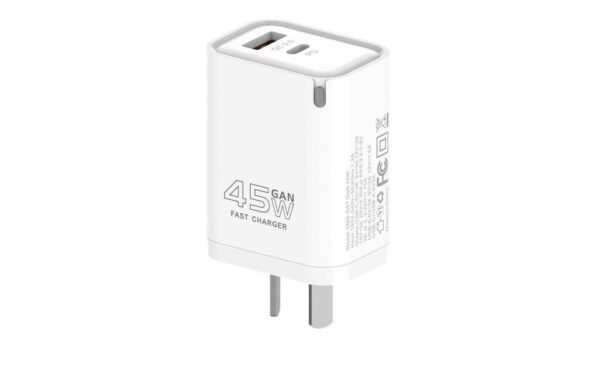 Cargador Viajero FC USB+PD 45W GaN s/cable --