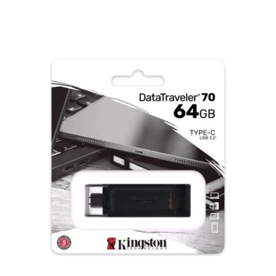 Pendrive Kingston 64 Tipo ''C'' Traveller 70 3.2 ORIGINAL
