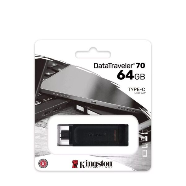 Pendrive Kingston 64 Tipo ''C'' Traveller 70 3.2 ORIGINAL