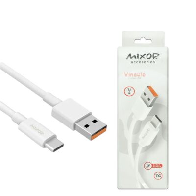 Cable Carga y Datos Tipo C 7.1A IN BOX Mod.Vinculo Mixor