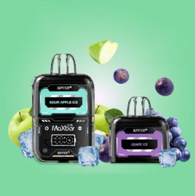 Max Bar Jupiter 20.000 Puffs Kit Sour Apple Ice + Grape Ice