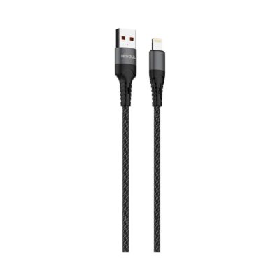 Cable USB Mallado Lightning Soul Negro