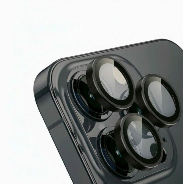 Protector Camara Liso iPhone 17 Pro Max Negro Protector Camara Liso iPhone 17 Pro Max Negro