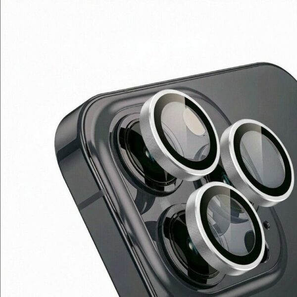 Protector Camara Liso iPhone 17 Pro Max Plata