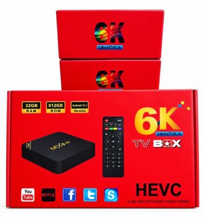 TV BOX SMART TV 4K 32GB RAM 512GB Almacenamiento