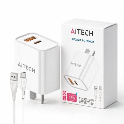 Cargador Viajero FC USB+PD 45W c/cable TC