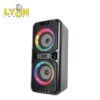 Parlante Bluetooth  4'' X2 RGB Giratorios - 5 efectos karaoke - Batería 3000mah - Pack retail - 34,6x16,8x13,5cm