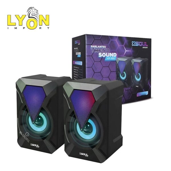 Parlante Gamer PC 2.0 USB / VOL Trend Sound XP100