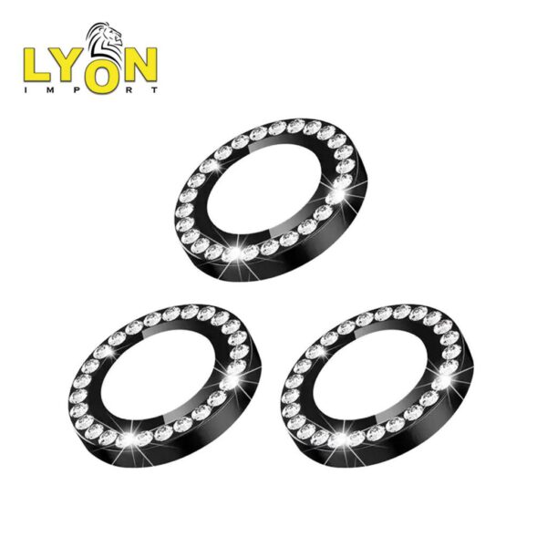 Glass Para Camara Single Strass iPhone 11 / 12 / 12 Mini