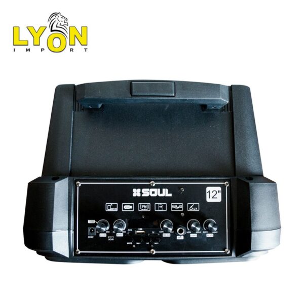 Parlante Traveler Max XL500 12´ Marca Soul Luz Led / Btt / Usb / Msd / Radio (Incluye Microfono)
