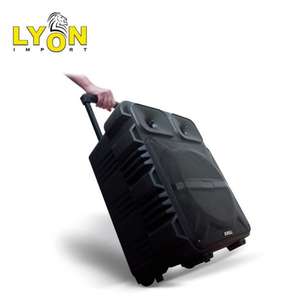 Parlante Traveler Max XL500 12´ Marca Soul Luz Led / Btt / Usb / Msd / Radio (Incluye Microfono)