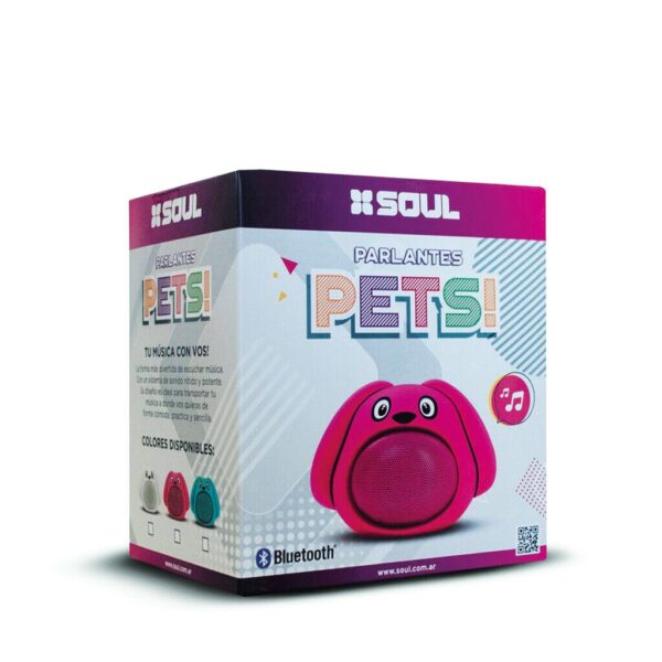Parlante PETS Bluetooth DOG Marca SOUL
