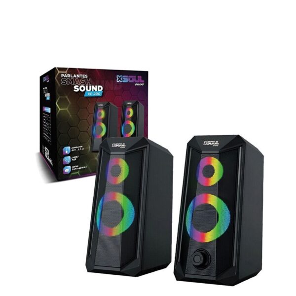 Parlante Gamer PC 2.0 Bluetooth - USB / VOL Smash Sound XP200