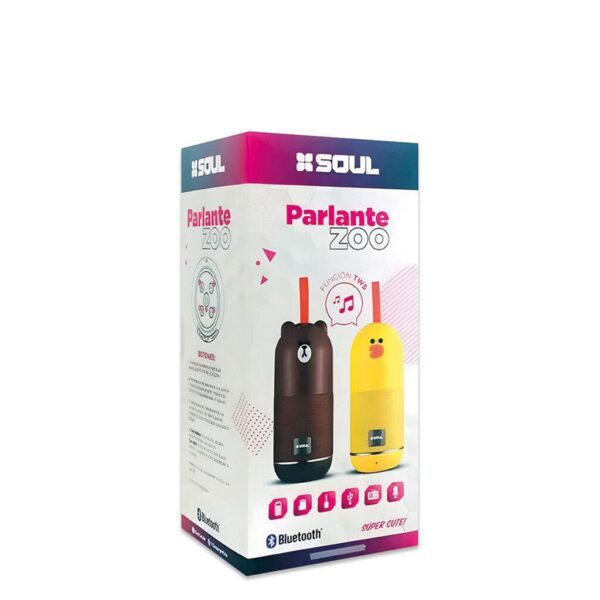 Parlante Zoo Bear Marca Soul