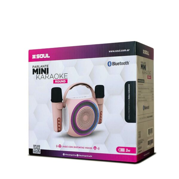 Parlante Bluetooth TWS Karaoke i40 Marca SOUL