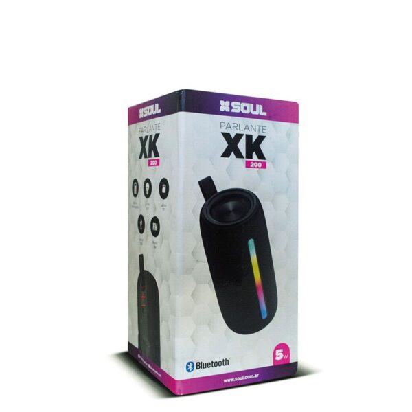 Parlante XK200 Soul - Rojo /  Negro / Azul --