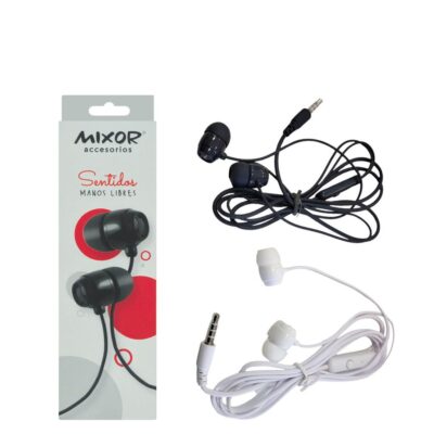 Auricular Manos Libres Silicona Sentidos - MIXOR in BOX Auricular Manos Libres Silicona Sentidos - MIXOR in BOX