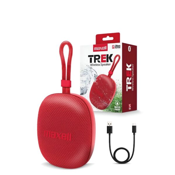 Parlante Bluetooth BT-TREK Red MAXELL