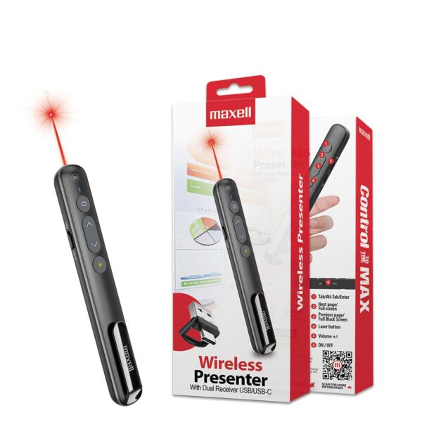 AC-DLPC200 LASER PRESENTER DUAL DONGLE USBC